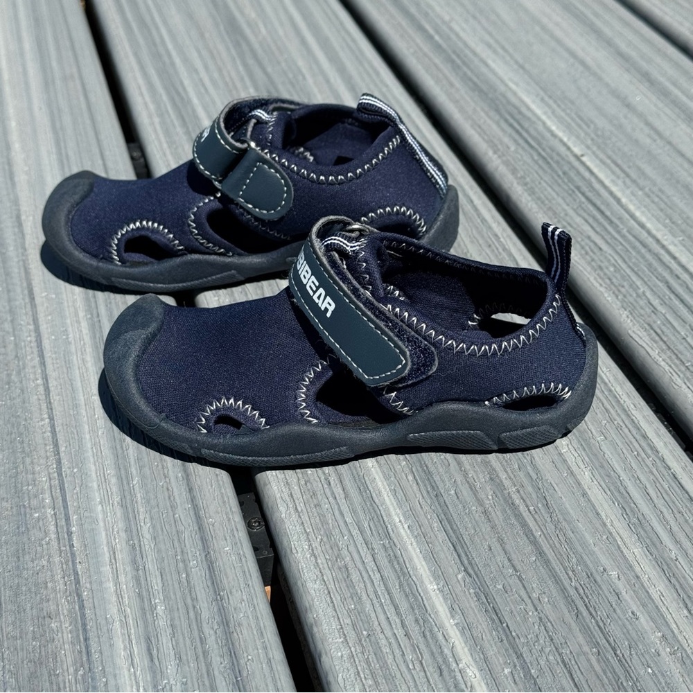 Hobibear Navy Blue Unisex Toddler Water Shoes Sandals Size 8 (UK 24)